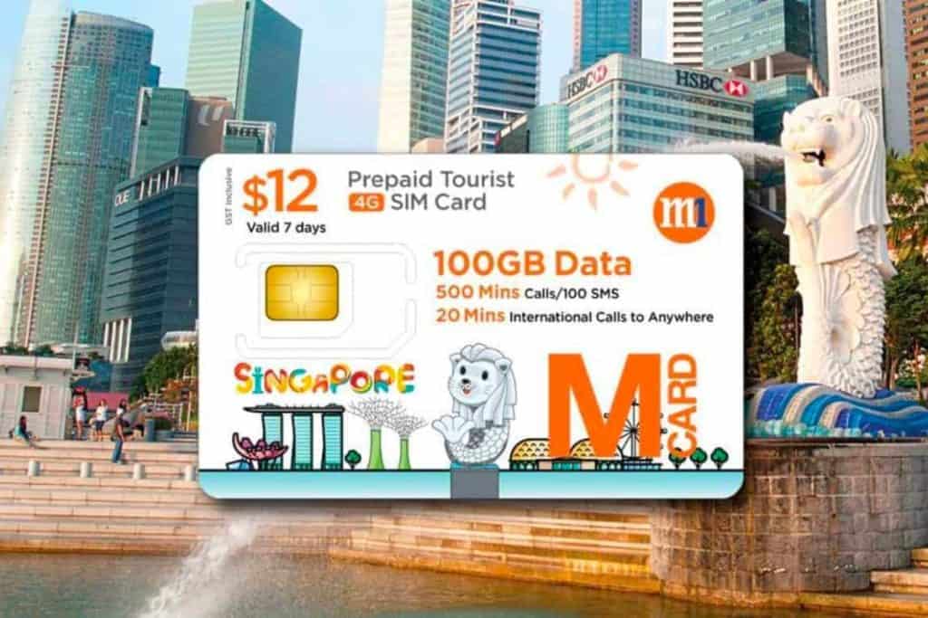 One of the best Singaporean sim cards for tourists is M1