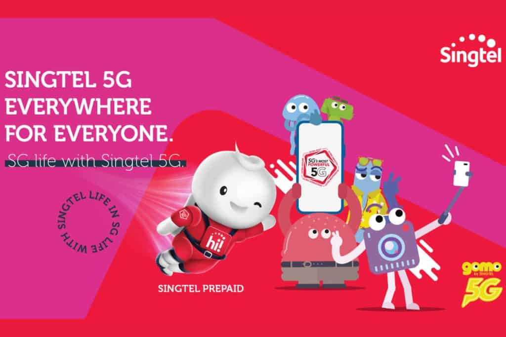 Singtel has achieved 5G network nationwide coverage
