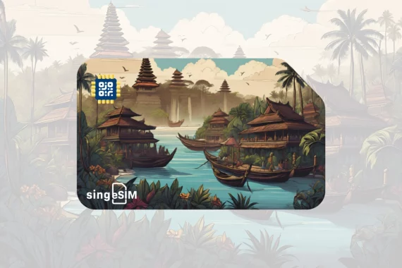 eSIM Singapore Indonesia (Bali included)